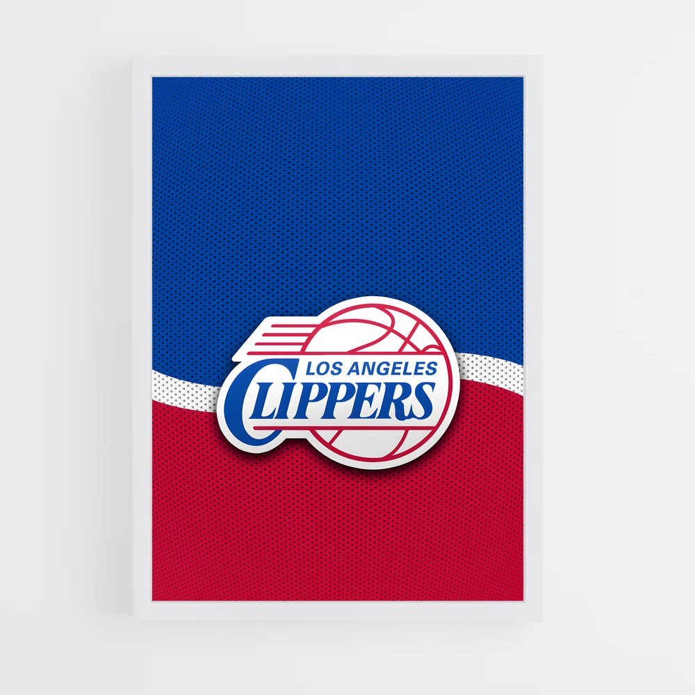 Poster Clippers Vibes – affiche Basketball (vue 3)